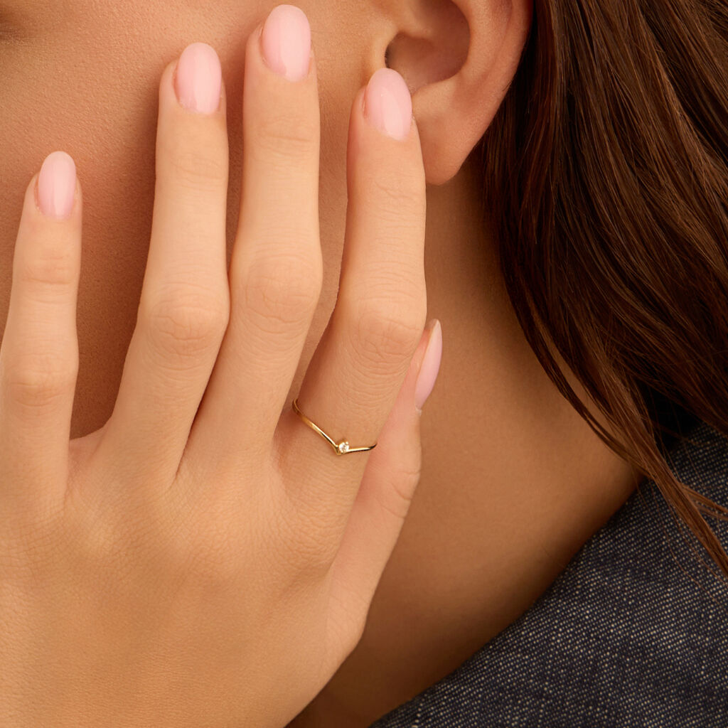 Anello Fantasia Sophia Oro Giallo Diamante