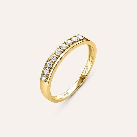 Anello Riviere Firmamenti Oro Giallo Diamante - Anelli Riviere Donna | Stroili