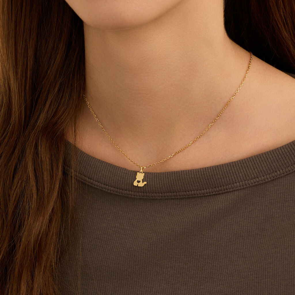 Pendente Poème Oro Giallo