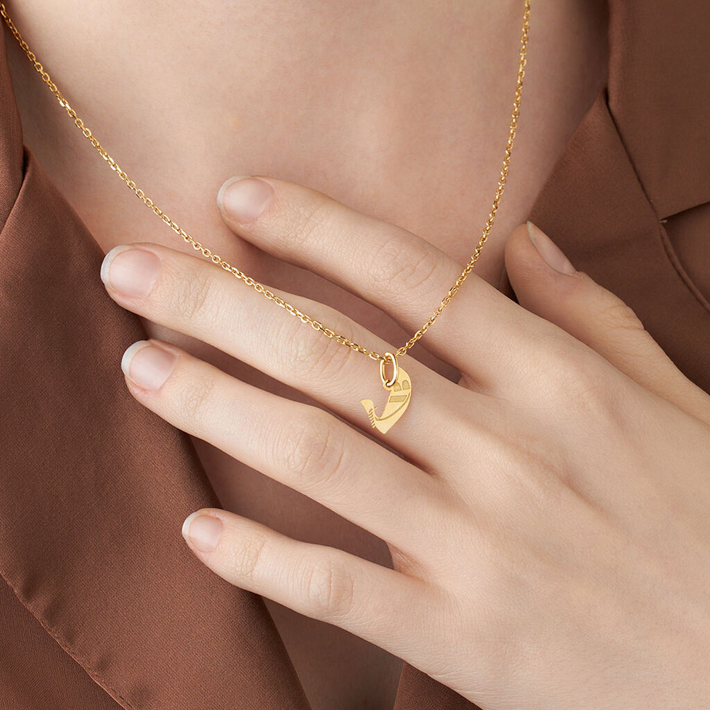 Pendente Poème Oro Giallo - Ciondoli con Incisione Donna | Stroili