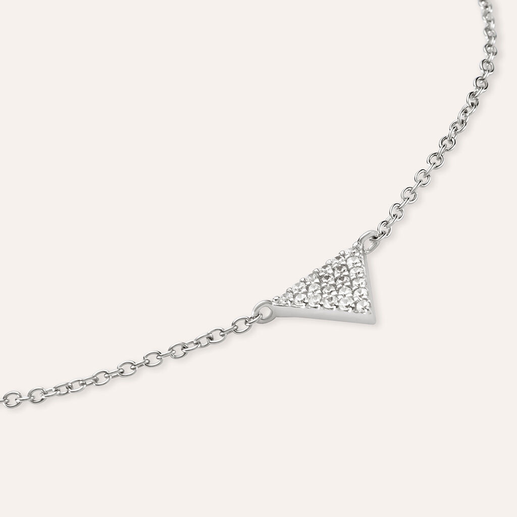 Bracciale Silver Shine Argento Rodiato Cubic Zirconia