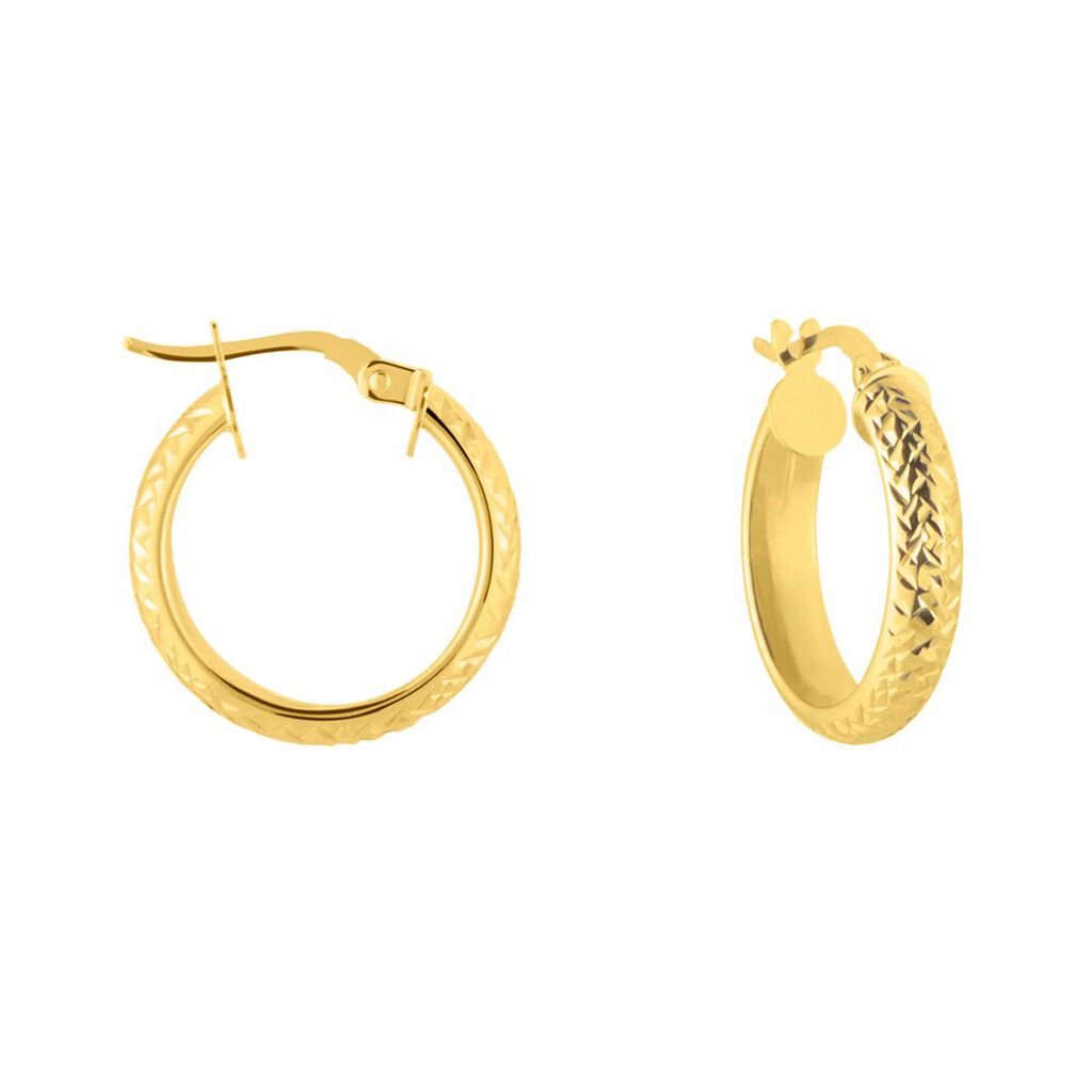 Orecchini A Cerchio Toujours Oro Giallo