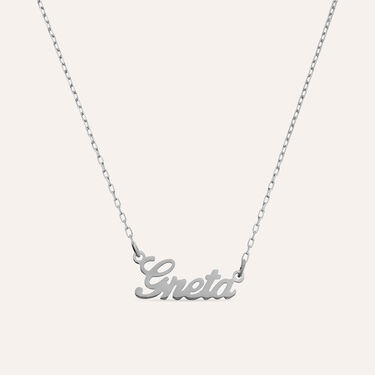 Collana Greta Gold Names Oro Bianco