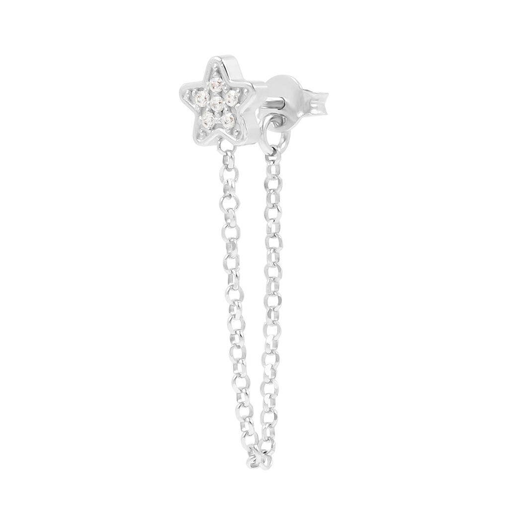 Mono Orecchino Pendente Silver Moments Argento Rodiato Cubic Zirconia - Mono Orecchino Donna | Stroili