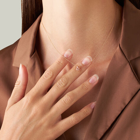 Collana Jasmine Oro Rosa Morganite - Collane Donna | Stroili