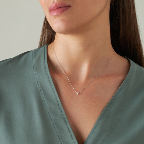 Collana Punto Luce Grace Oro Bianco Diamante - Collane Punto Luce Donna | Stroili