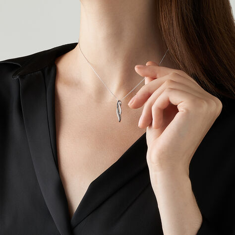 Collana Sophia Oro Bianco Diamante - Collane Donna | Stroili
