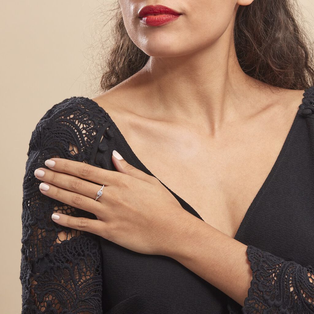 Anello Solitario Claire Oro Giallo Cubic Zirconia