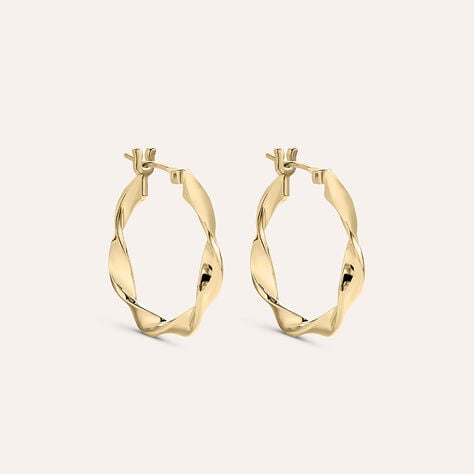 Orecchini A Cerchio Golden Dream Placcato Oro Giallo - Orecchini a Cerchio Donna | Stroili