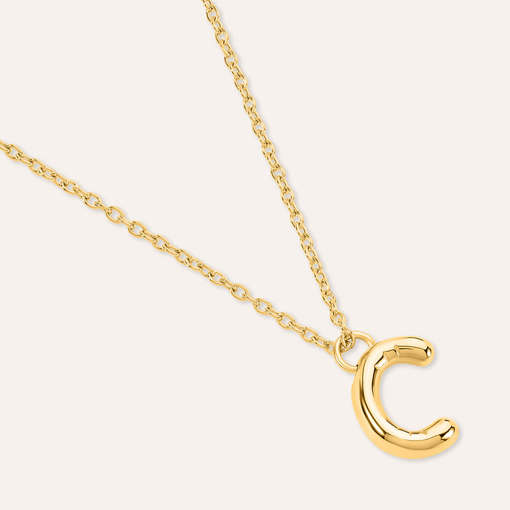 Collana Radiance Acciaio Dorato