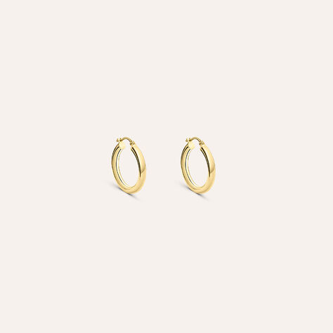 Orecchini A Cerchio Gold Essence Oro Giallo - Orecchini a Cerchio Donna | Stroili