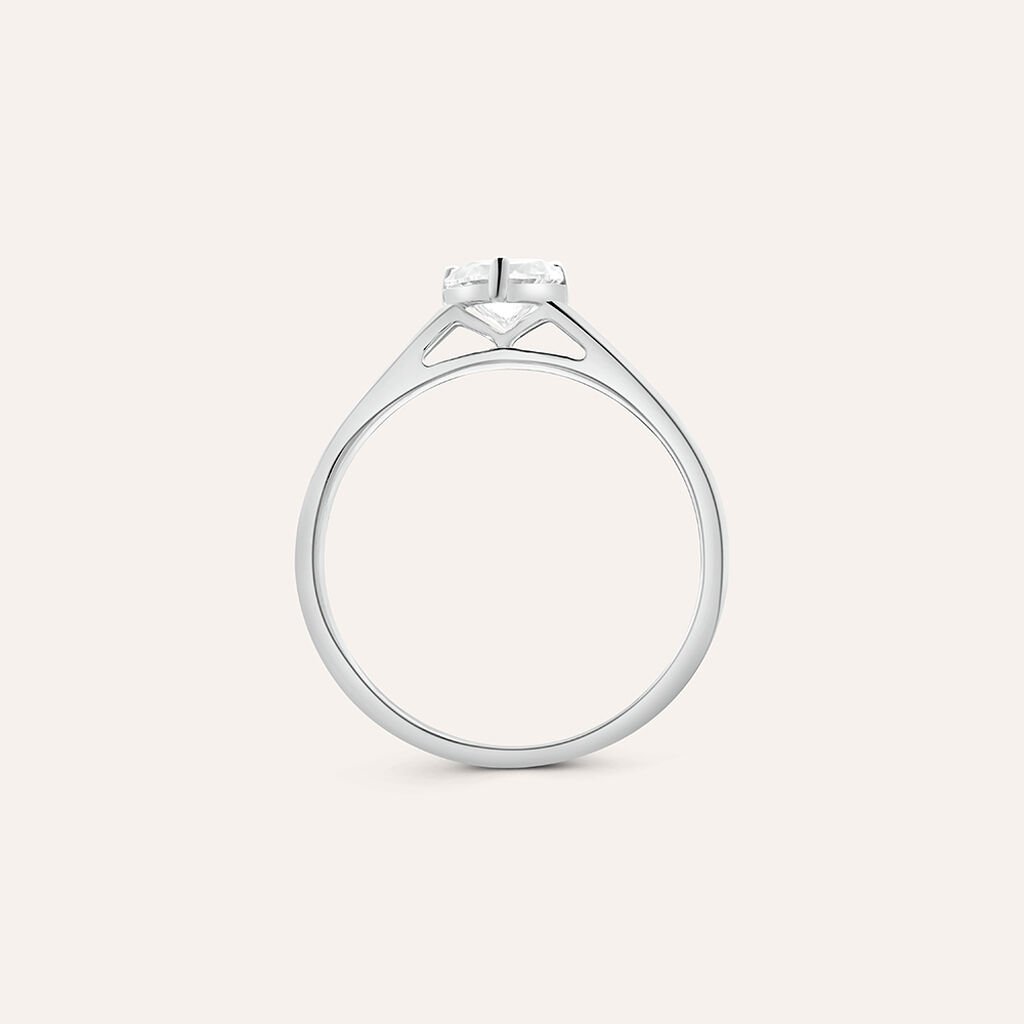 Anello Fantasia Diamade Oro Bianco Diamante Lab-Grown - Anelli con Pietre Donna | Stroili