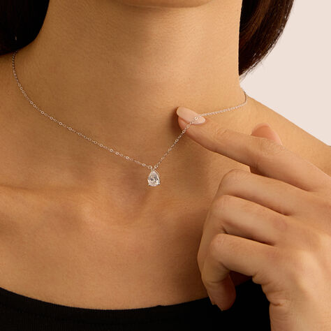 Collana Punto Luce Silver Elegance Argento Rodiato Cubic Zirconia - Collane Punto Luce Donna | Stroili
