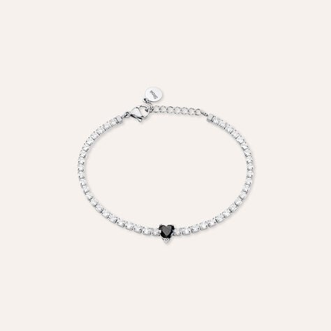 Bracciale Tennis Lady Chic Acciaio Cristallo - Bracciali Tennis Donna | Stroili