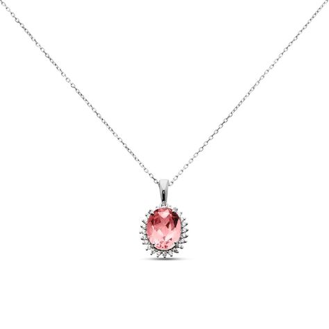 Collana Amélie Oro Bianco Topazio Cubic Zirconia - Collane Donna | Stroili