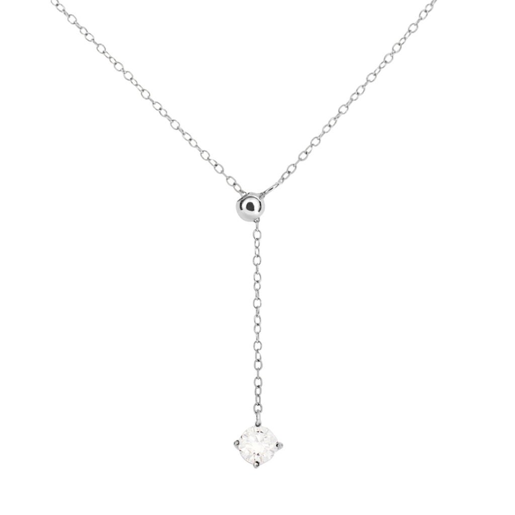 Collana Punto Luce Silver Elegance Argento Rodiato Cubic Zirconia - Collane Punto Luce Donna | Stroili