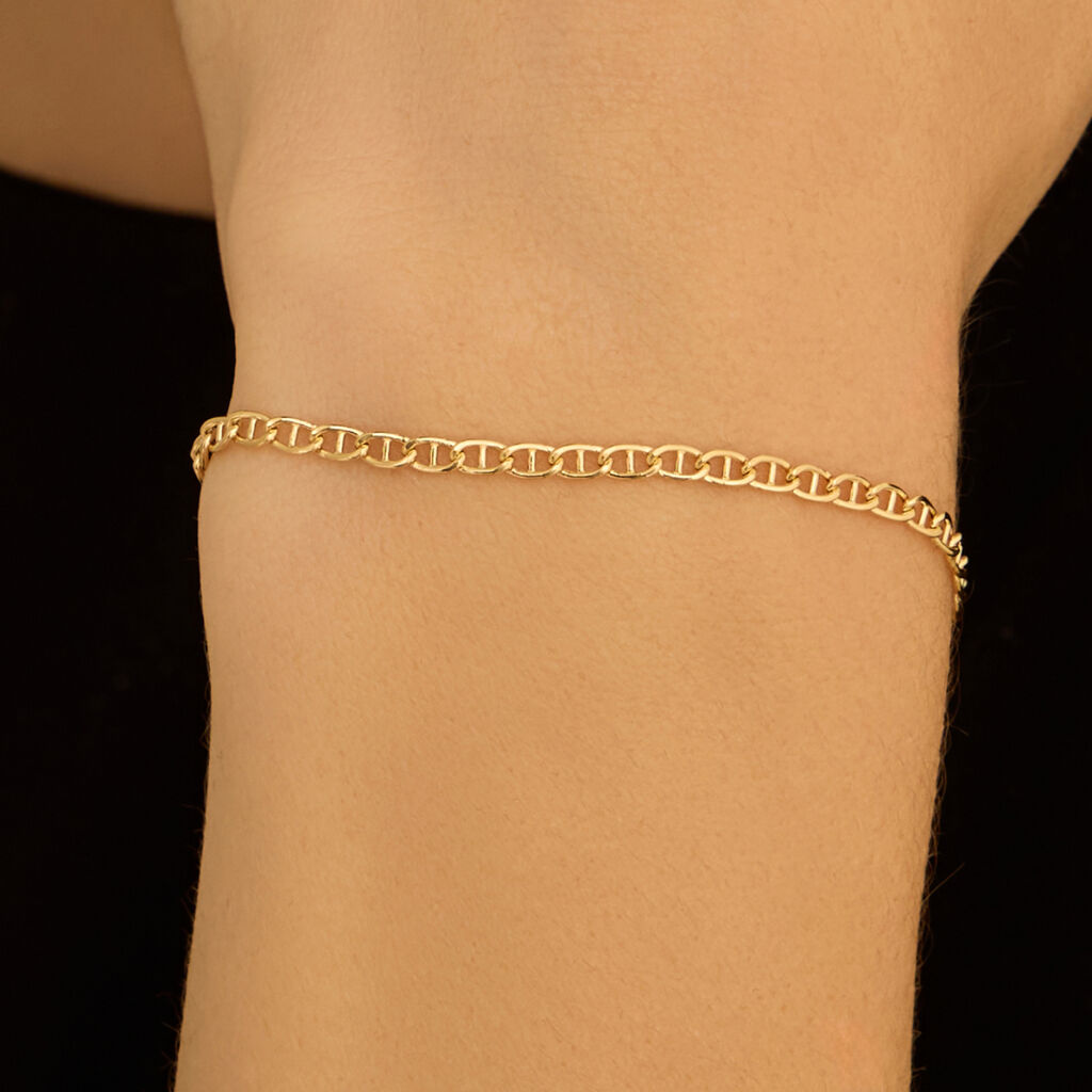 Bracciale Catena Colette Oro Giallo - Bracciali Unisex | Stroili