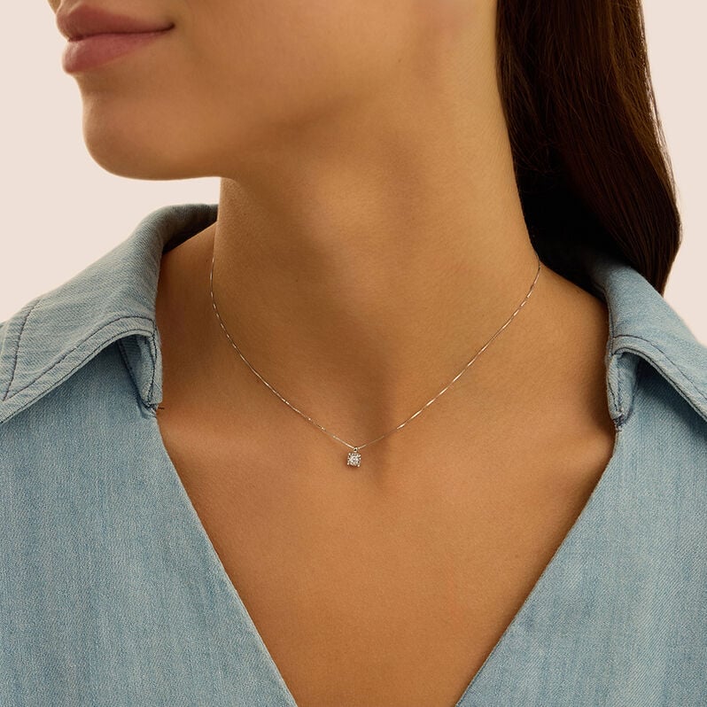 Collana Punto Luce Diamotion Oro Giallo Diamante - Collane Punto Luce Donna | Stroili
