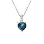 Collana Punto Luce Amélie Oro Bianco Topazio Cubic Zirconia