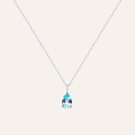 Collana Punto Luce Amélie Oro Bianco Topazio - Collane Punto Luce Donna | Stroili