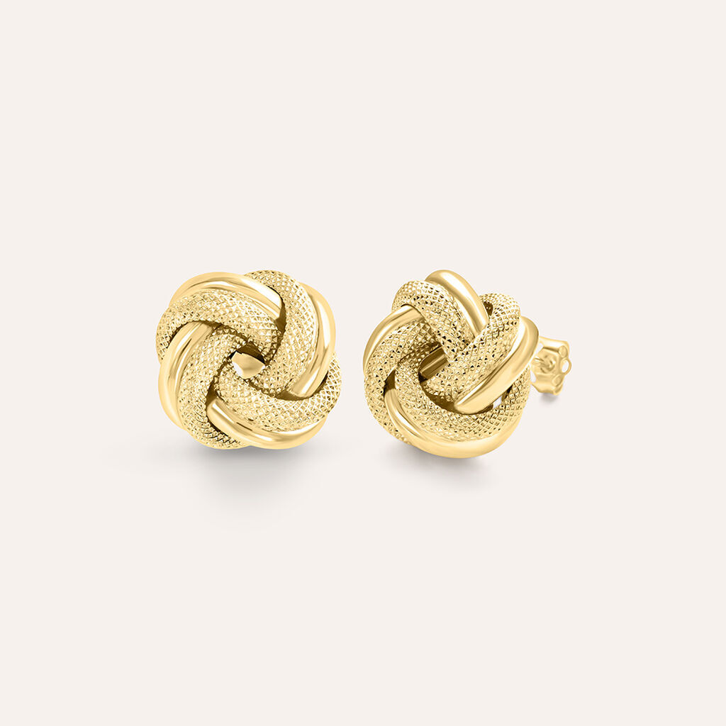 Orecchini Lobo Gold Essence Oro Giallo