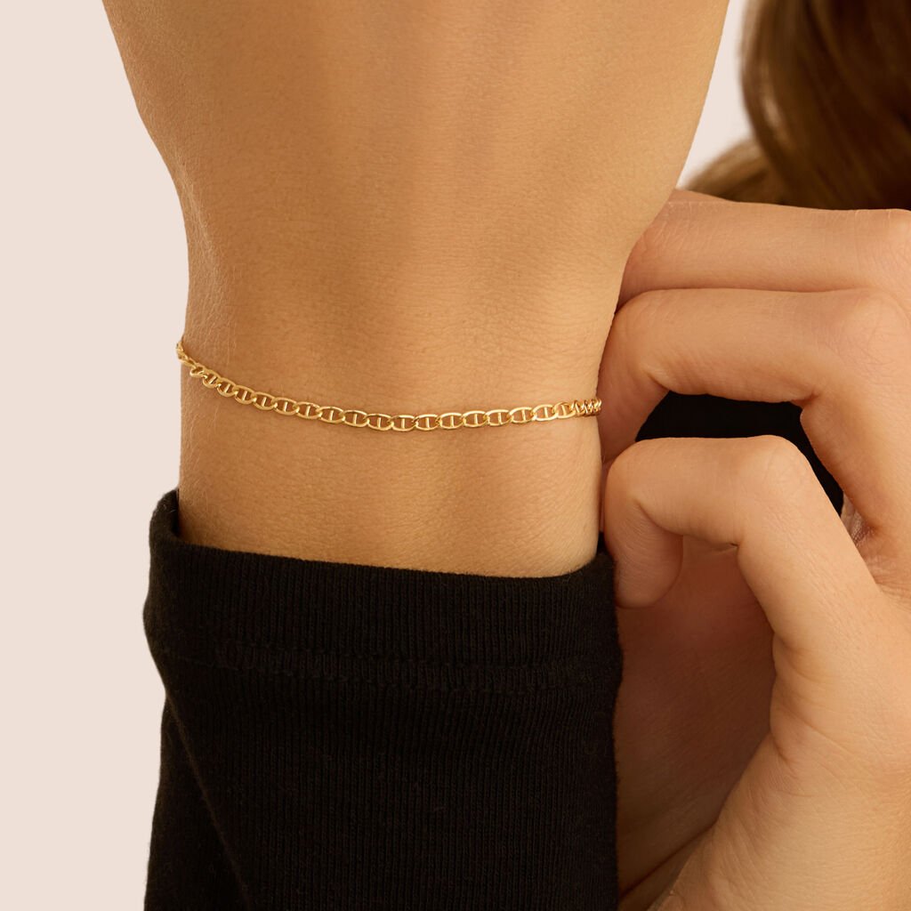 Bracciale Catena Colette Oro Giallo - Bracciali Unisex | Stroili