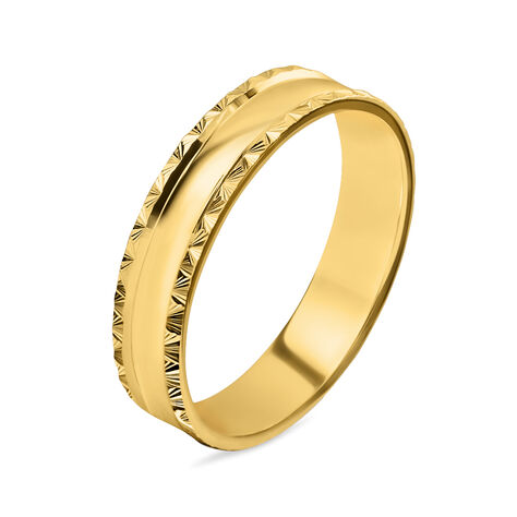 Fede Classica Diamantata 4 mm Oro Giallo - Anelli con Incisione Donna | Stroili