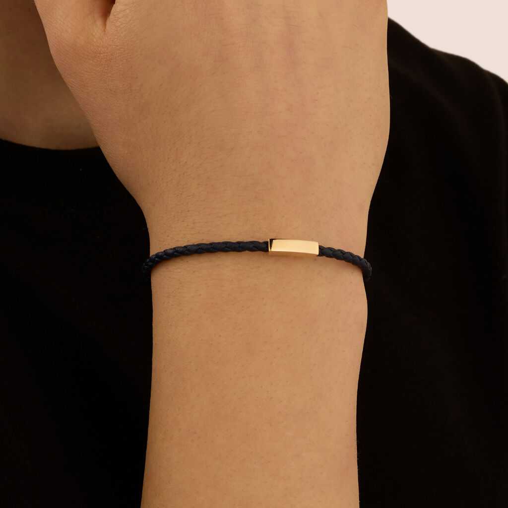 Bracciale Con Targhetta L'homme Or Oro Giallo