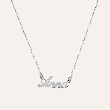 Collana Anna Gold Names Oro Bianco