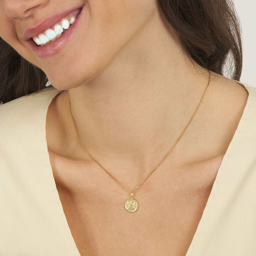 Pendente Holy Oro Giallo - Ciondoli con Incisione Unisex | Stroili