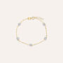 Bracciale Christelle Oro Giallo Cristallo