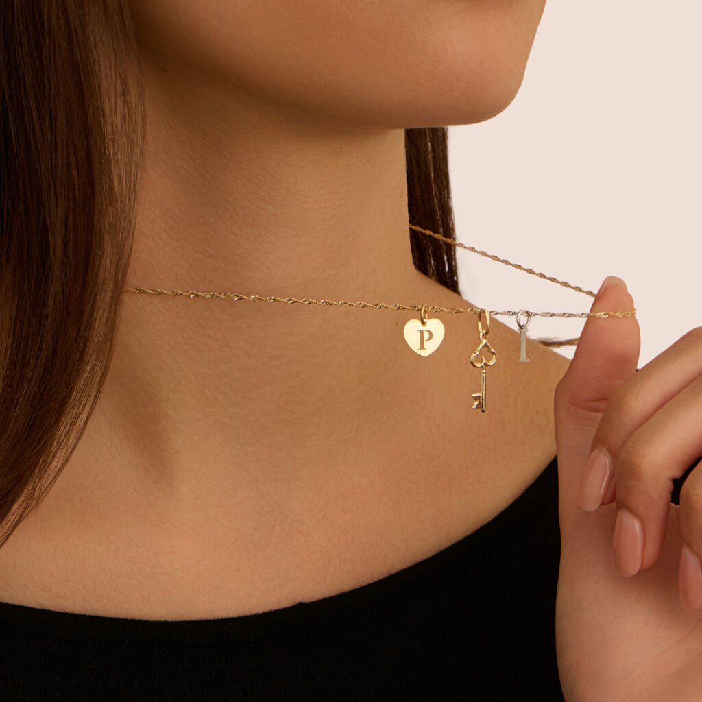 Pendente Poème Oro Giallo