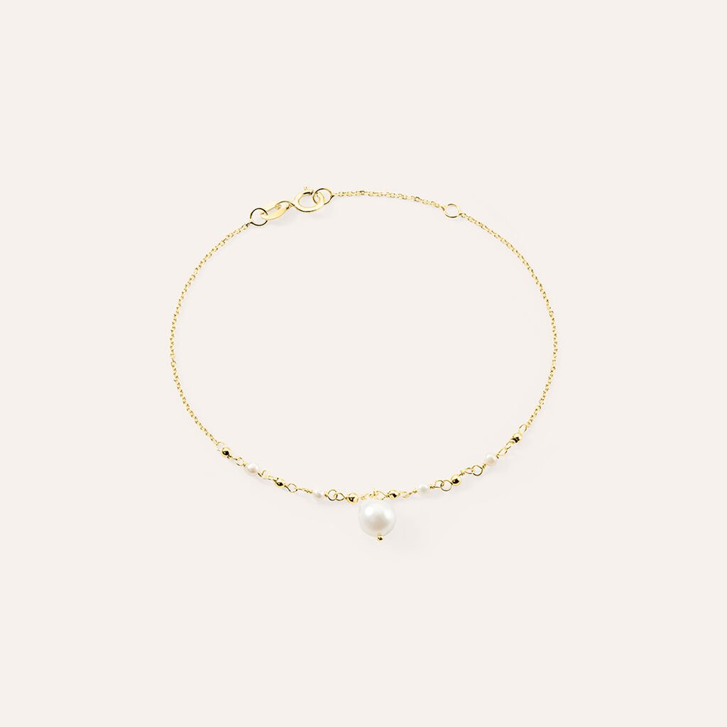 Bracciale Gabrielle Oro Giallo Perla D'Acqua Dolce