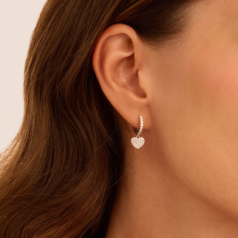 Orecchini A Cerchio Silver Moments Argento Rodiato Cubic Zirconia - Orecchini a Cerchio Donna | Stroili