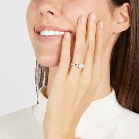 Anello Solitario Diamotion Oro Bianco Diamante - Anelli con Pietre Donna | Stroili