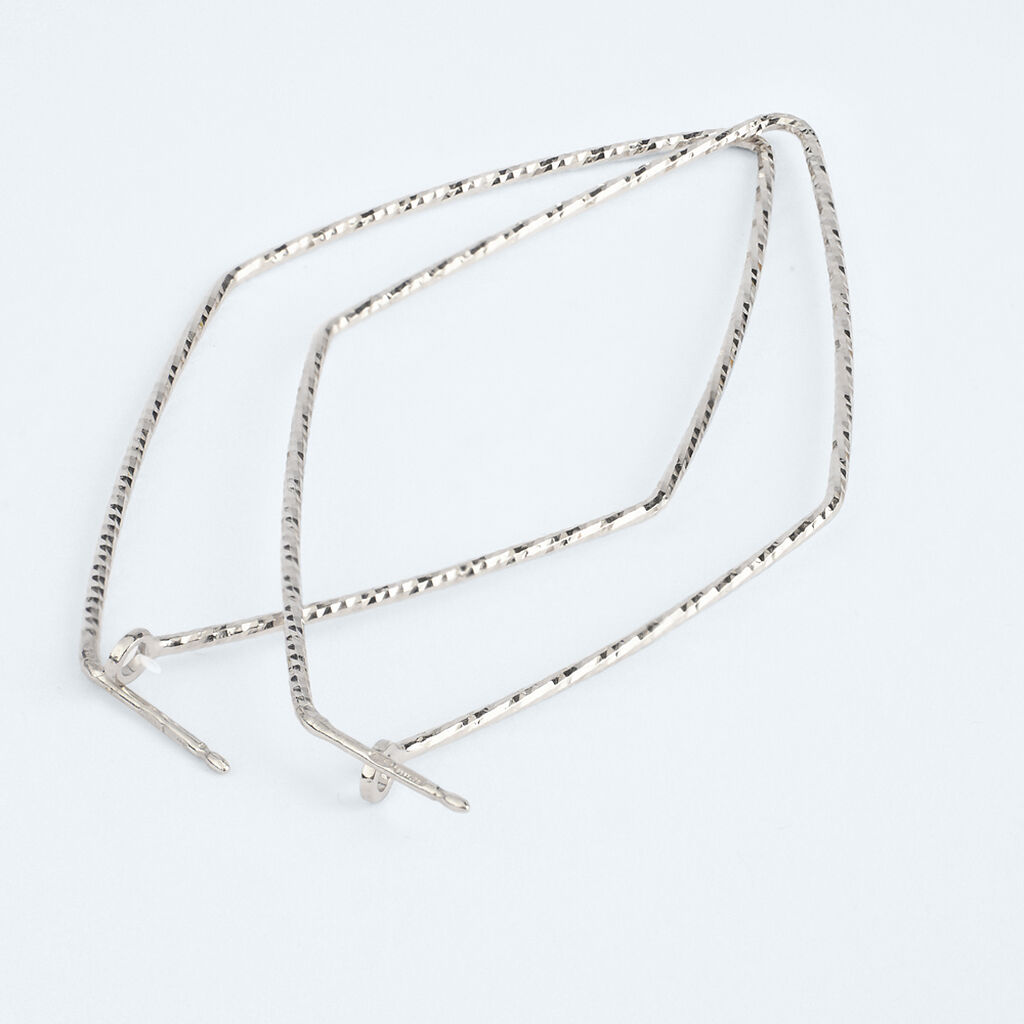 Orecchini A Cerchio Silver Collection Argento Rodiato - Orecchini a Cerchio Donna | Stroili
