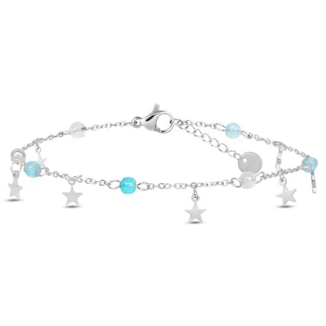 Cavigliera Summer Collection Acciaio Azzurro - Cavigliere Donna | Stroili