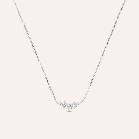 Collana Silver Elegance Argento Rodiato Cubic Zirconia - Collane Donna | Stroili