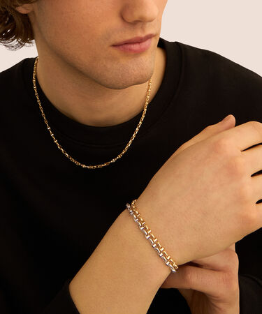 Bracciale Catena Oro Uomo Oro Giallo