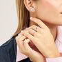 Anello Solitario Desideria Argento Nobile Rodiato Cubic Zirconia