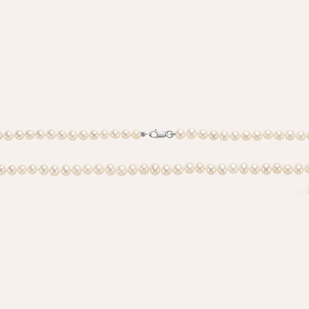 Collana L'homme Or Oro Giallo Perla D'Acqua Dolce - Collane Uomo | Stroili