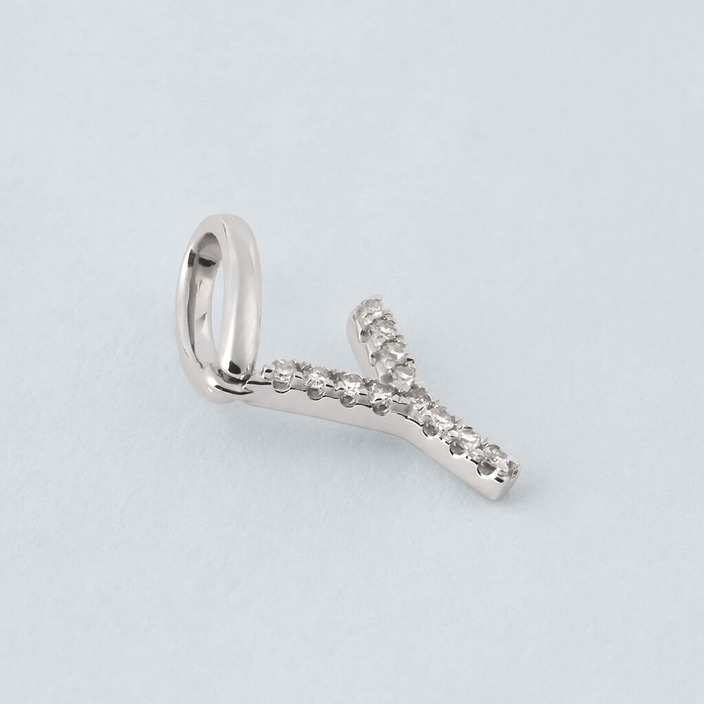 Pendente Sophia Oro Bianco Diamante - Ciondoli Donna | Stroili