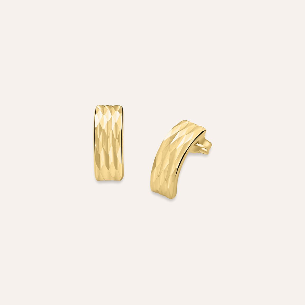 Orecchini A Cerchio Golden Lover Oro Giallo - Orecchini a Cerchio Donna | Stroili