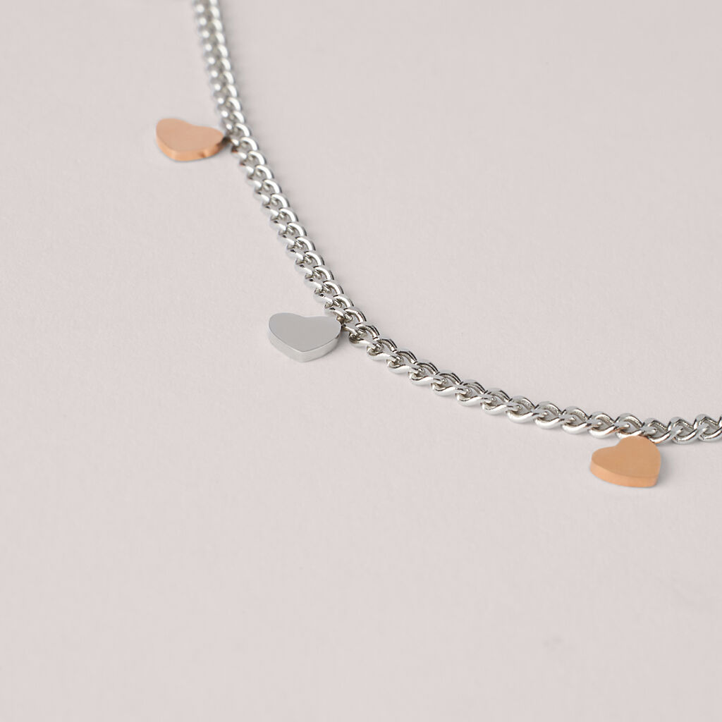 Collana Sunrise Acciaio Bicolore