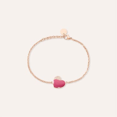 Bracciale Lady Sweet Acciaio Rosa Cristallo
