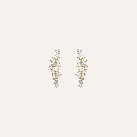 Orecchini Lobo Golden Dream Placcato Oro Giallo Cubic Zirconia - Gioielli Donna | Stroili