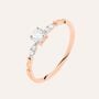 Anello Solitario Claire Oro Rosa Cubic Zirconia