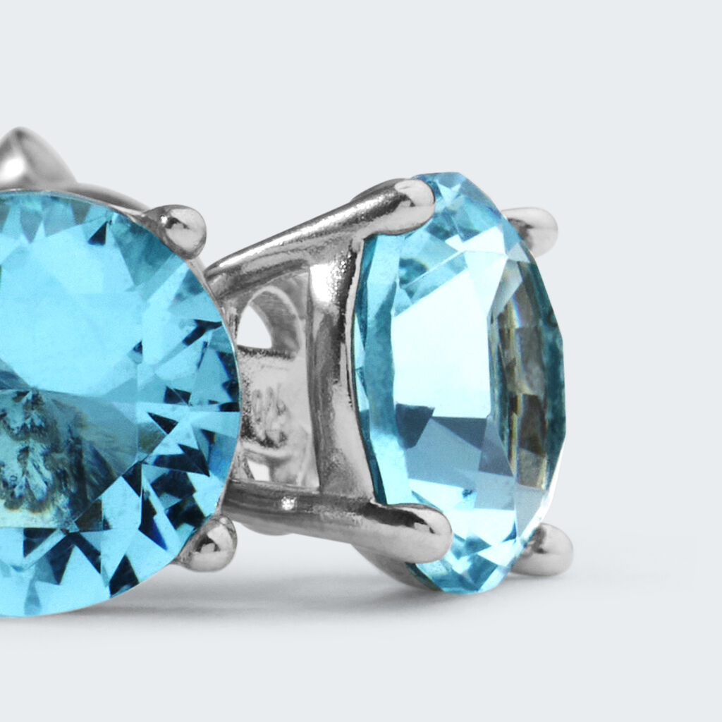 Orecchini Lobo Punto Luce Silver Rainbow Argento Rodiato Cubic Zirconia - Orecchini a Lobo Donna | Stroili