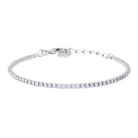 Bracciale Tennis Romantic Shine Metallo Cristallo
