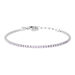 Bracciale Tennis Romantic Shine Metallo Cristallo - Bracciali Tennis Donna | Stroili